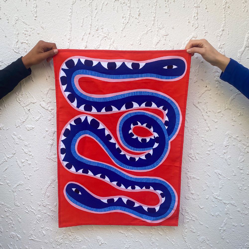 Studio Soph | Tea Towel | Snake