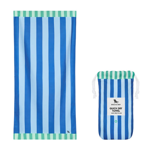 Dock & Bay | Clubhouse Beach Towel Collection | Blue Sky XL