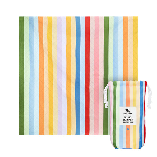 Dock & Bay | Beach Blanket | Candy Stripes