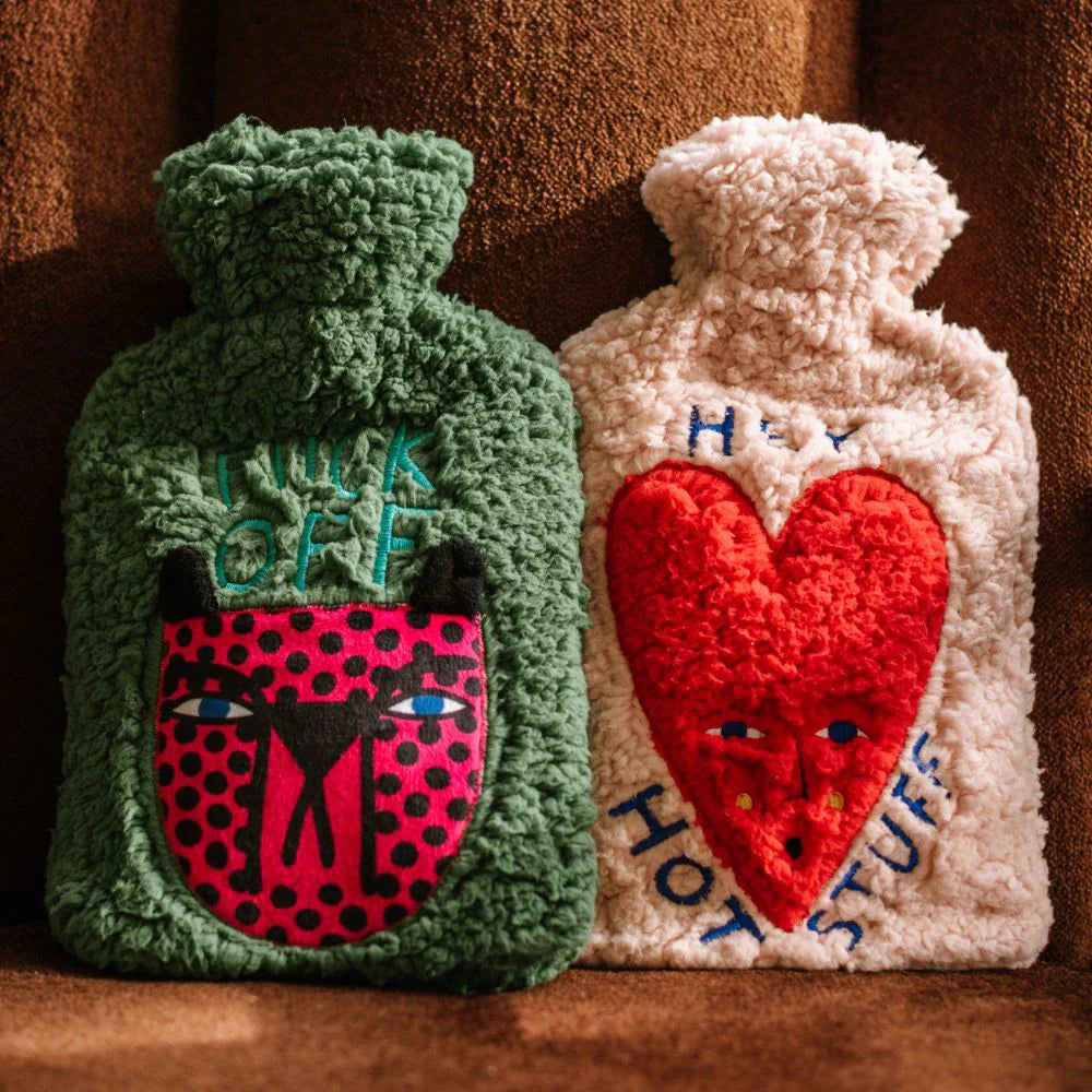 Studio Soph | Hot Water Bottle | Hey Hot Stuff