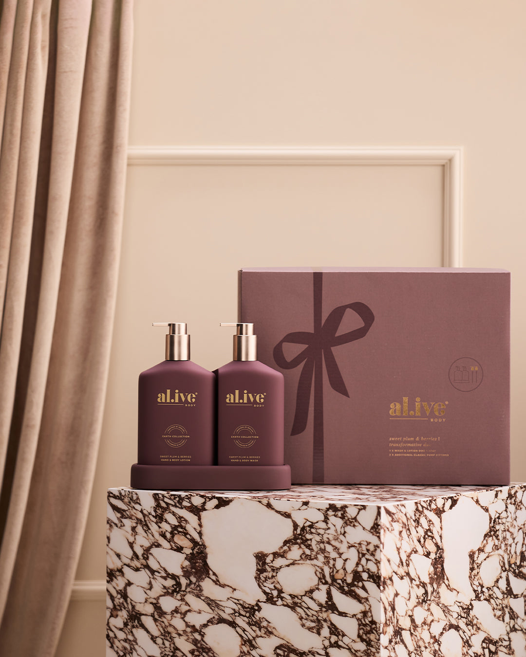 al.ive | Transformative Wash & Lotion Duo | Sweet Plum & Berries