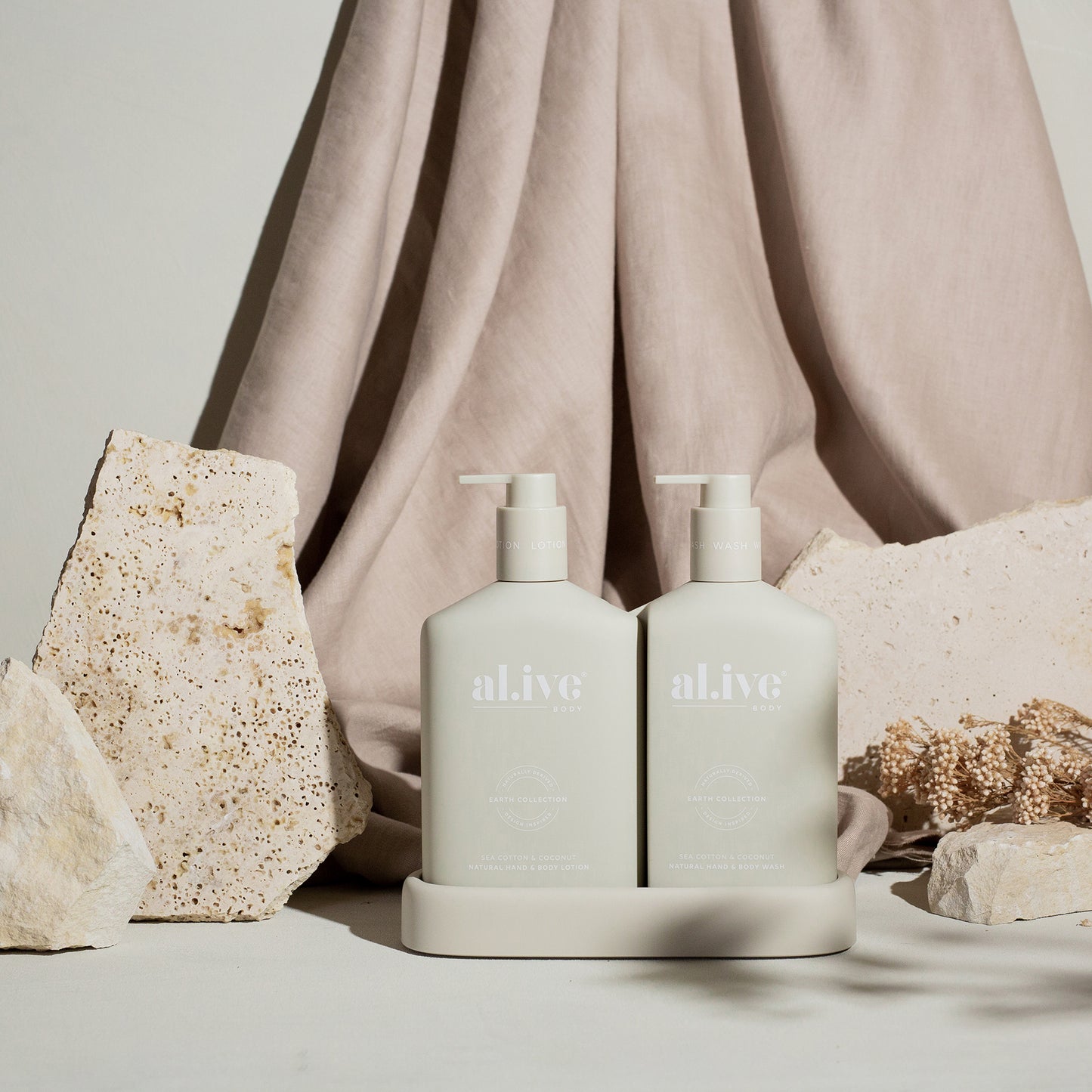 al.ive | Wash & Lotion Duo | Sea Cotton & Coconut