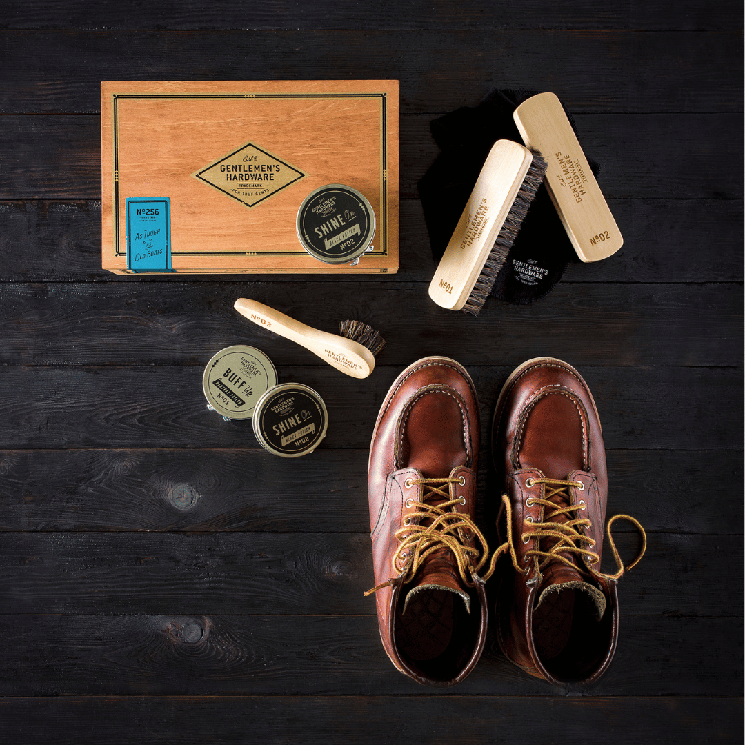 Gentlemen s Hardware Shoe Shine Cigar Box Haka Guy Gift