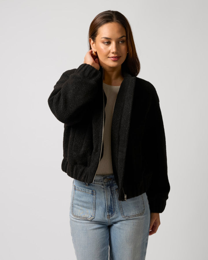 Stella + Gemma | Bomber Jacket | Black