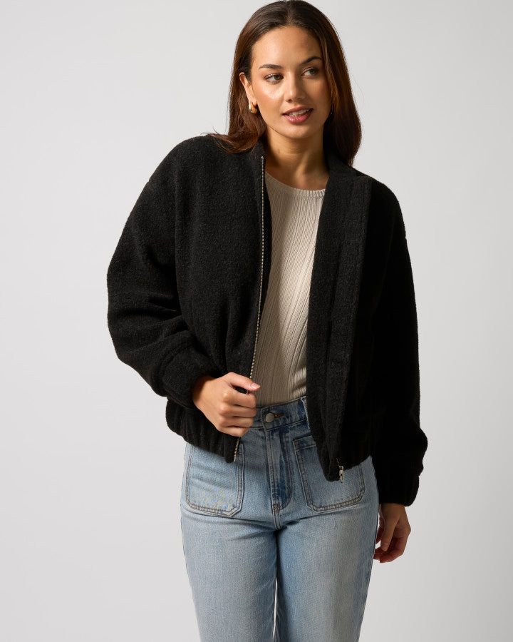 Stella + Gemma | Bomber Jacket | Black