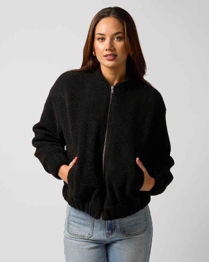 Stella + Gemma | Bomber Jacket | Black