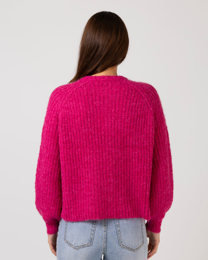 Stella + Gemma | Corinne Cardigan | Fuschia
