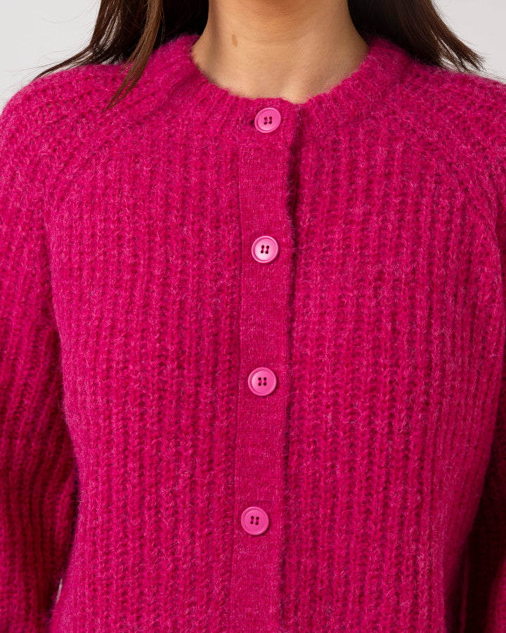Stella + Gemma | Corinne Cardigan | Fuschia