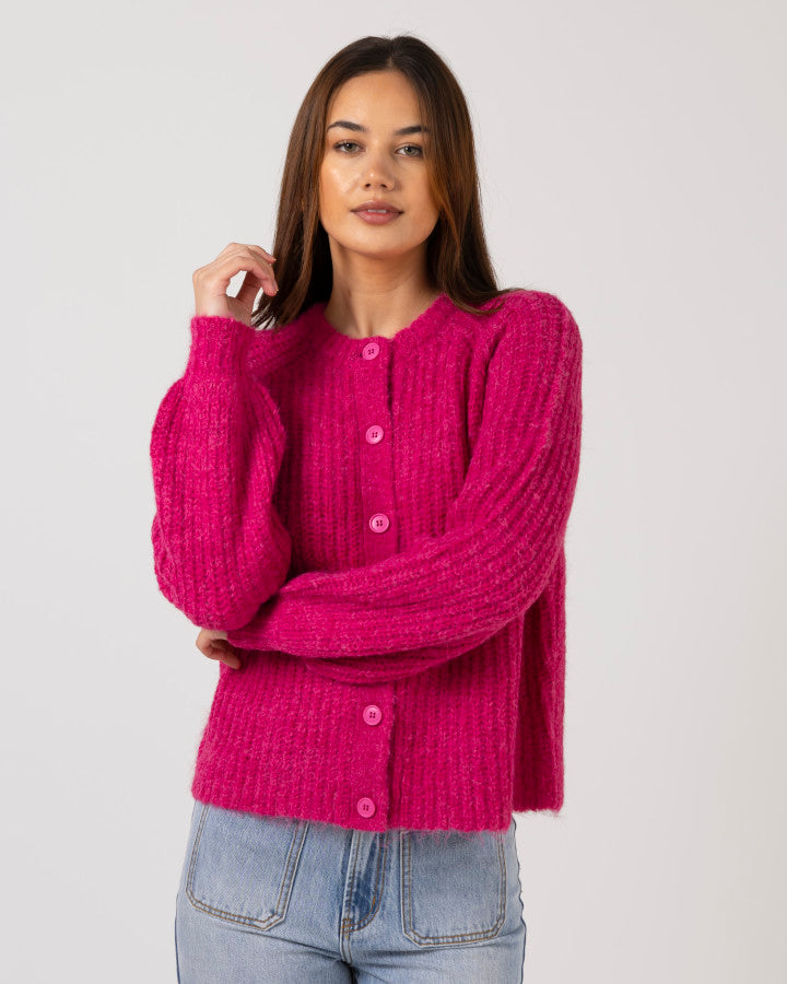 Stella + Gemma | Corinne Cardigan | Fuschia