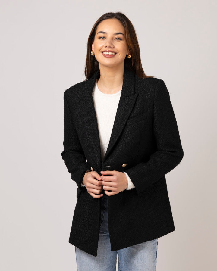 Stella + Gemma | Dominique Blazer | Black