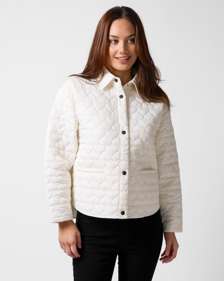 Stella + Gemma | Heartly Jacket | White