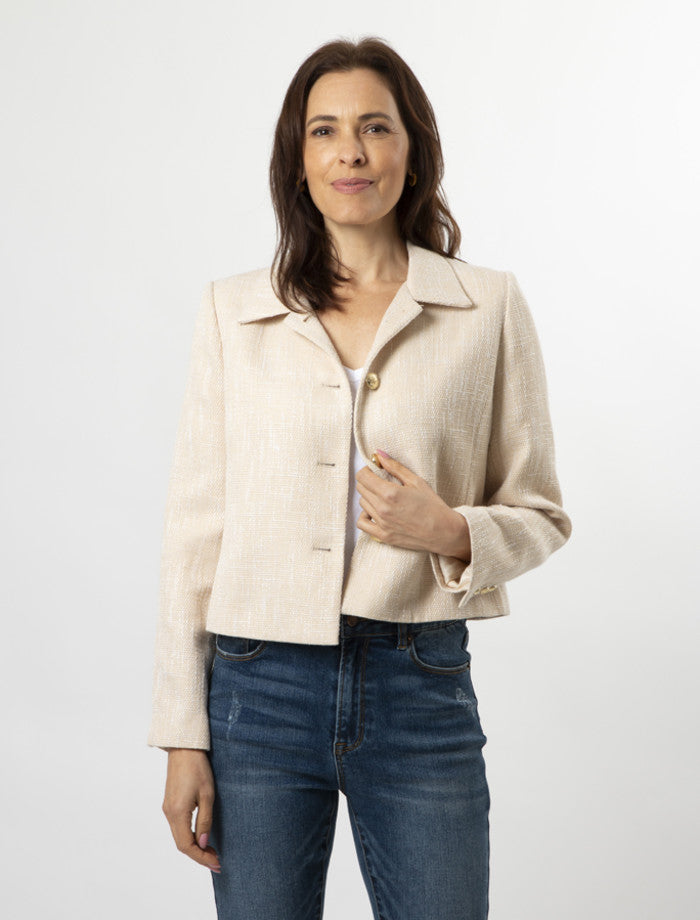 Stella + Gemma | Jackie Blazer | Ecru