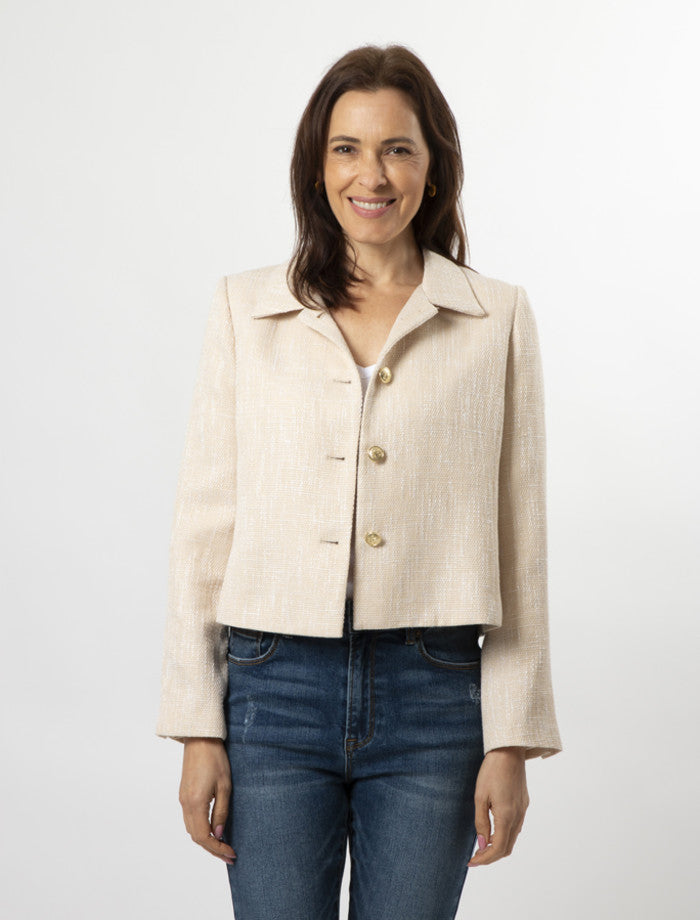 Stella + Gemma | Jackie Blazer | Ecru