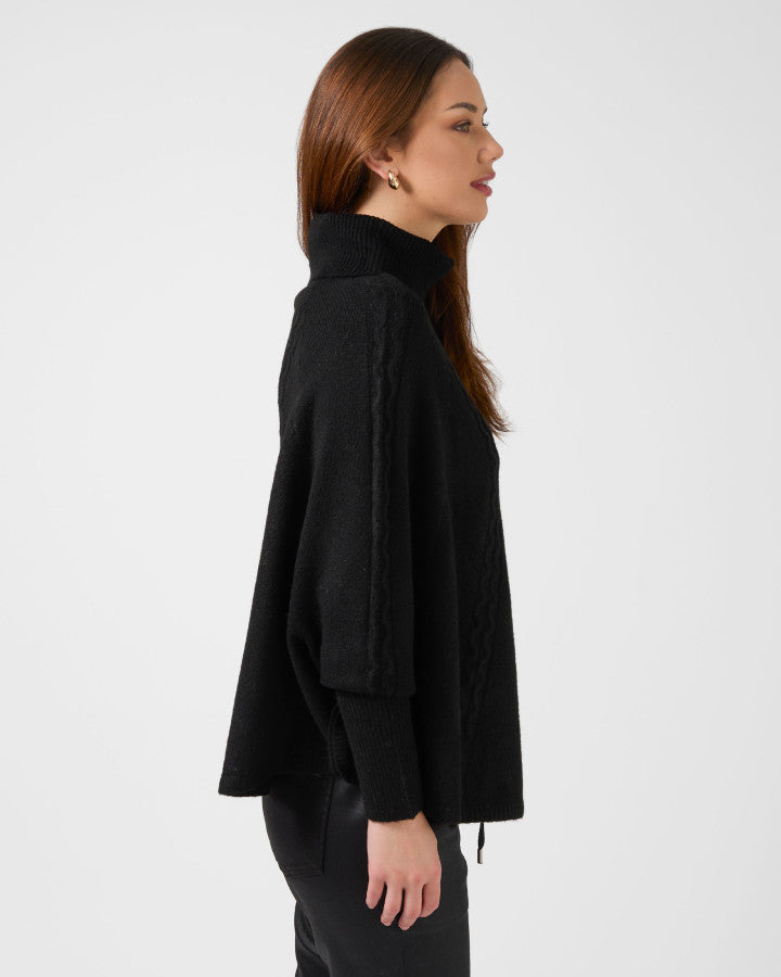 Stella + Gemma | Poncho | Black