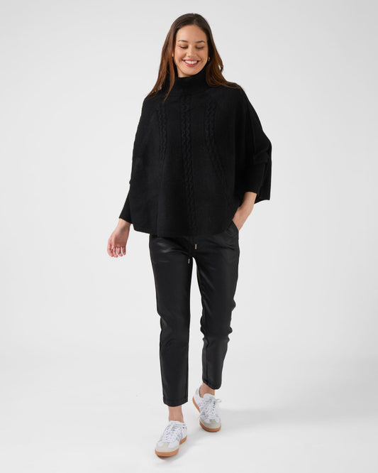Stella + Gemma | Poncho | Black