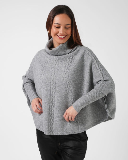 Stella + Gemma | Poncho | Grey