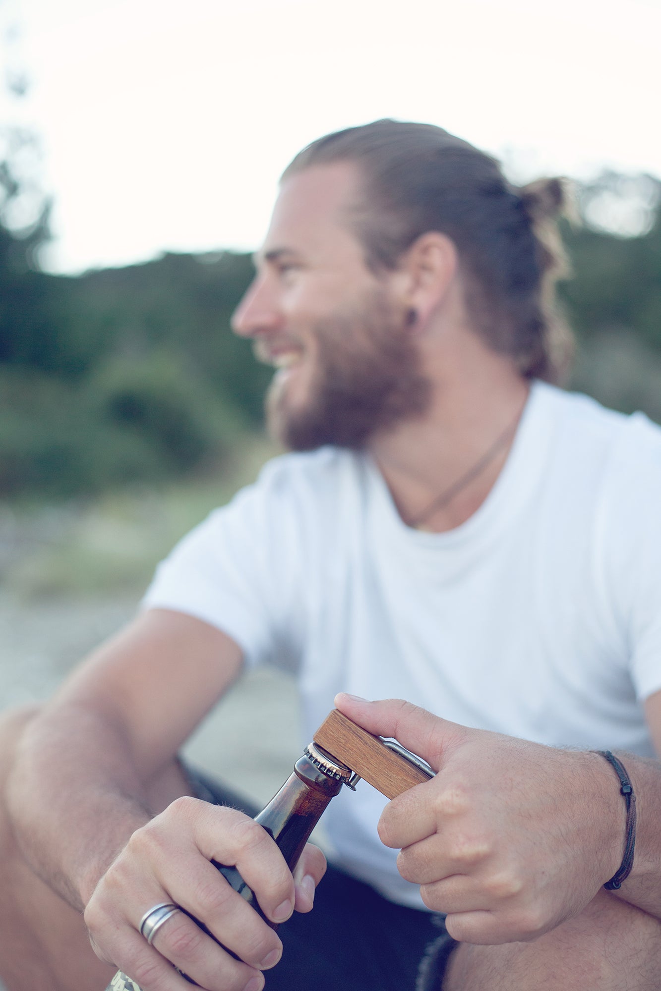 The Rimu & Nail Bottle Opener