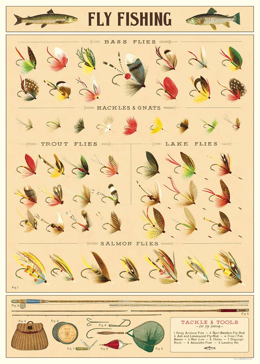 Cavallini & Co | Wrap or Print | Fly Fishing