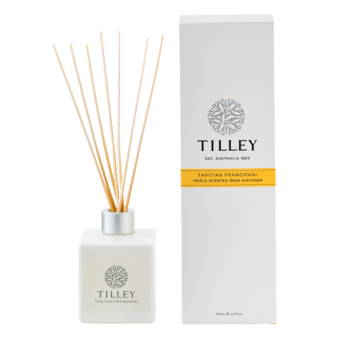 Tilley | Mini Reed Diffuser 75ml | Tahitian Frangipani