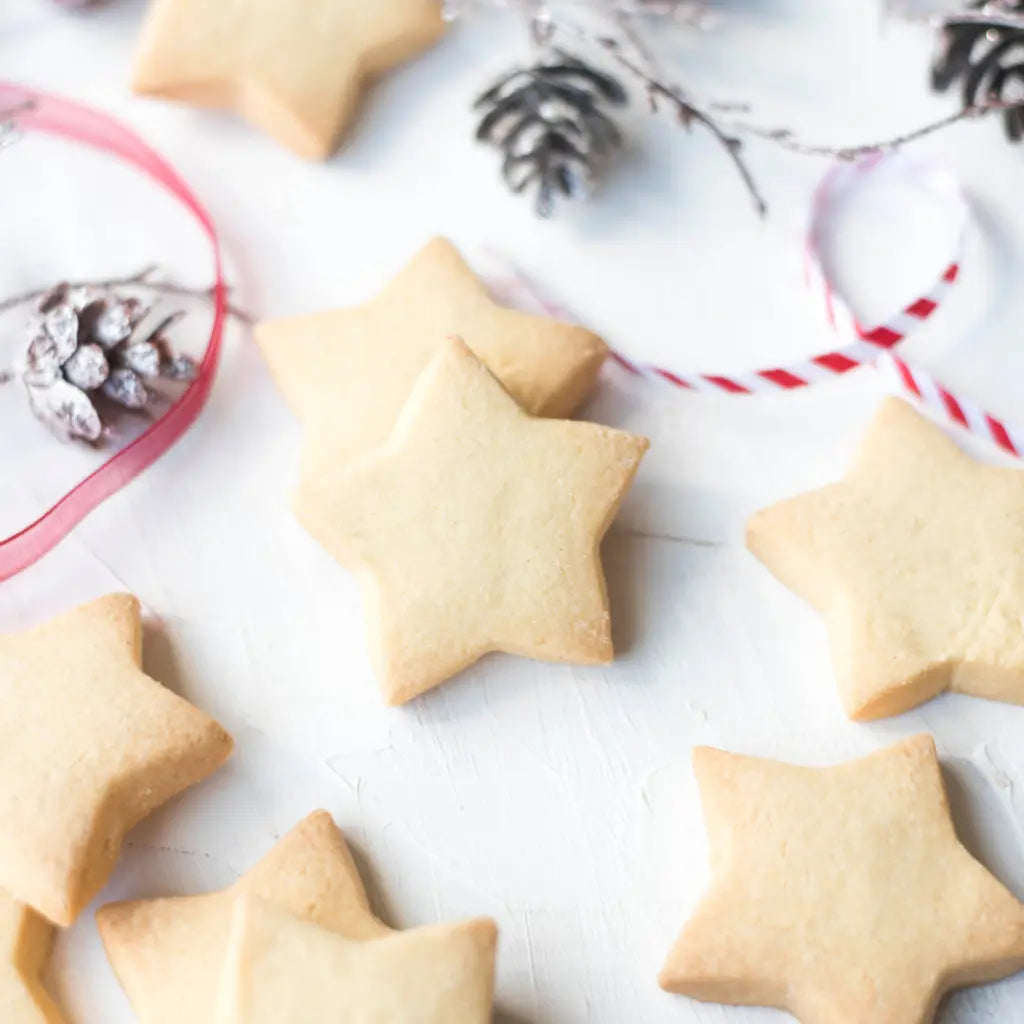 Molly Woopy | Shortbread Festive Stars Christmas Cookies