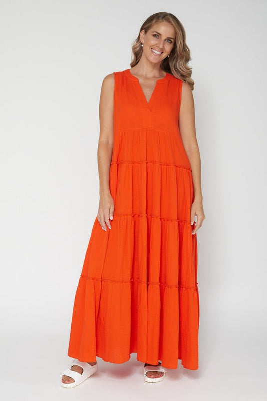 Stella + Gemma | Calla Dress | Tomato