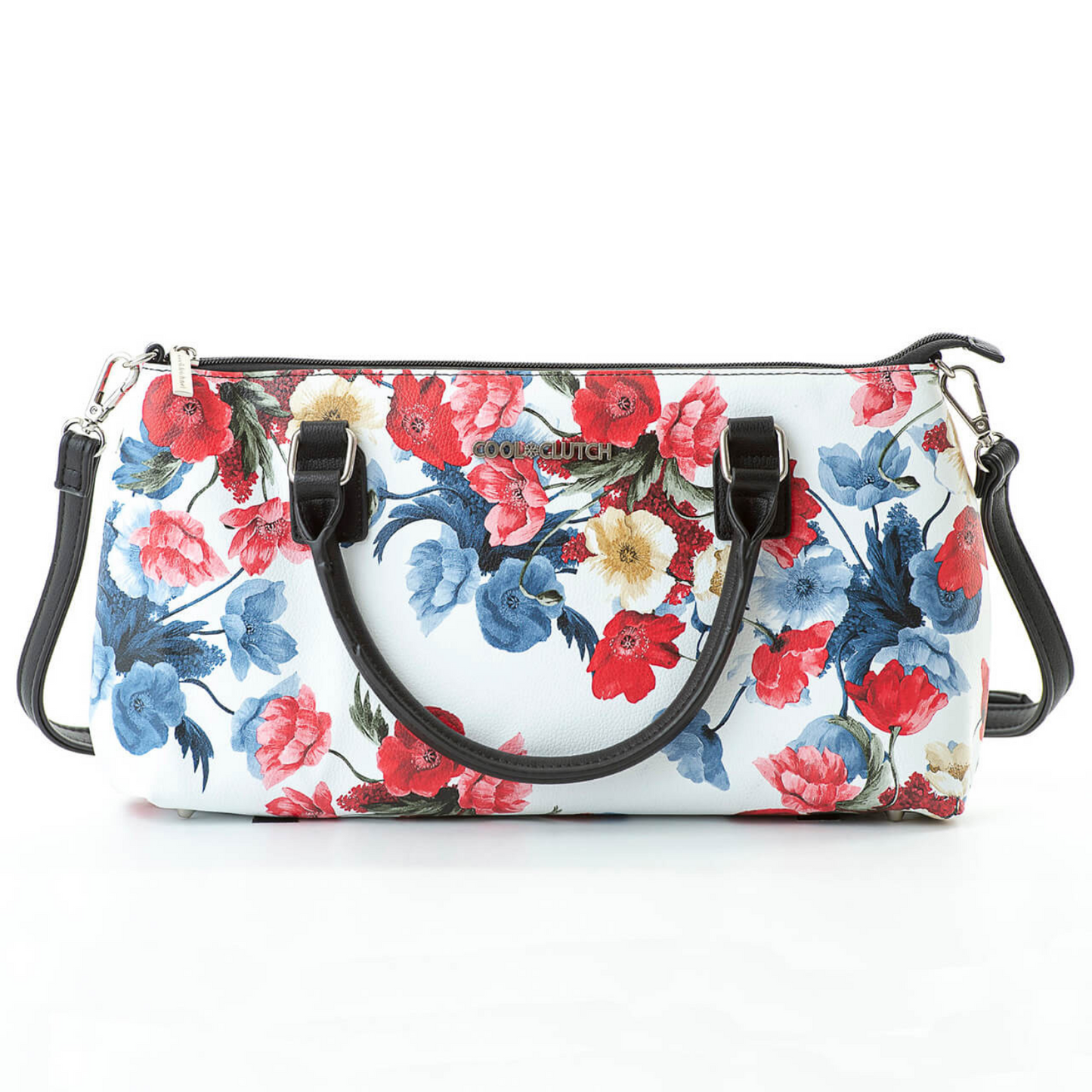 Cooler Clutch Bag | Poppy Red Floral
