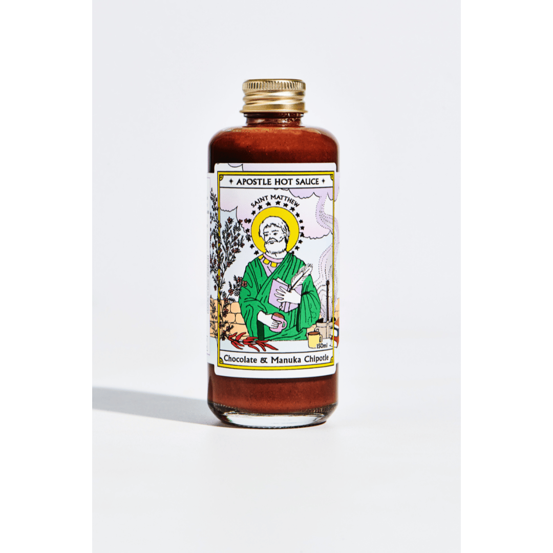 Apostle Hot Sauce Saint Matthew Chocolate & Manuka Smoked Chipotle New Zealand Made