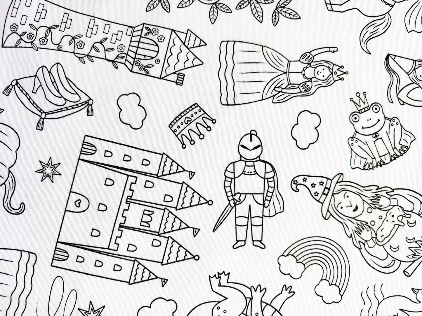 Colour Me | Washable Reusable Colouring Tablecloth | Once Upon A Time