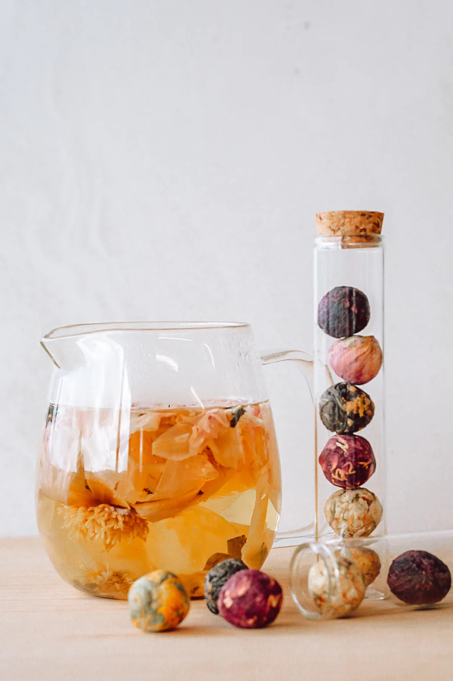 Better Tea Co | Blooming Tea Balls (in glass tube)