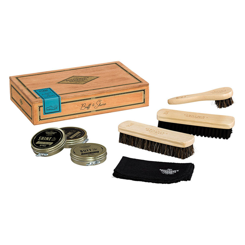 Gentlemen's Hardware | Shoe Shine Cigar Box