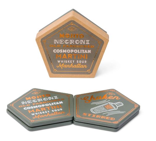 Gentlemen's Hardware | Cocktail Coasters I Set of 4