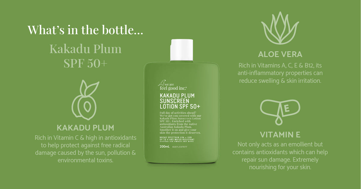 We Are Feel Good Inc | Sunscreen SPF50+ | Kakadu Plum | 200ml