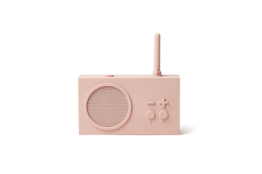 Lexon | Tykho | FM radio – 3W Bluetooth® Speaker | Dusky Pink