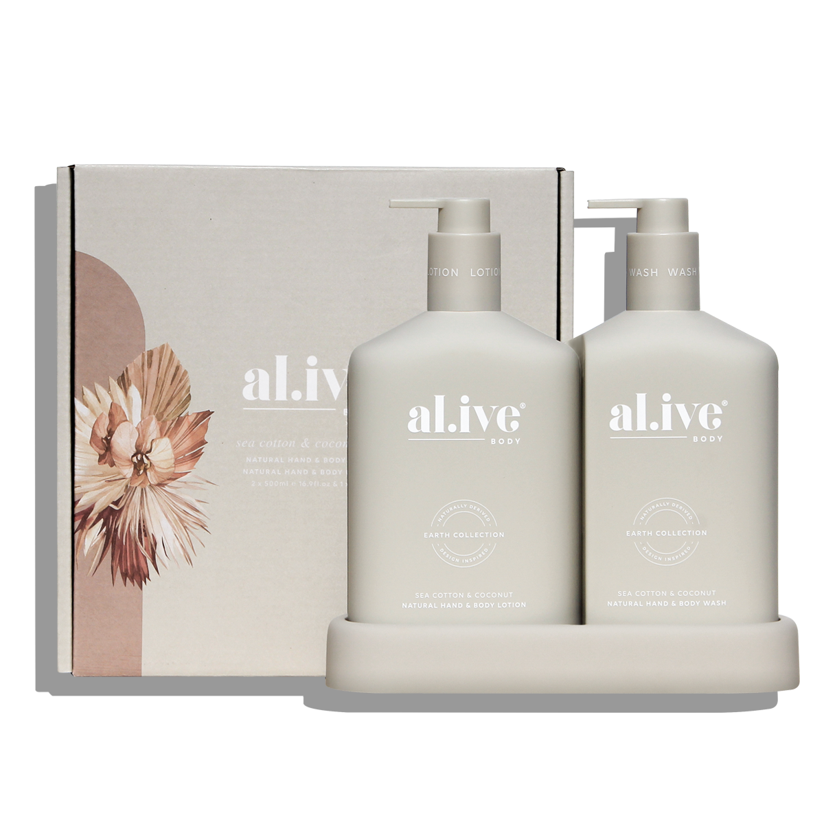 al.ive | Wash & Lotion Duo | Sea Cotton & Coconut