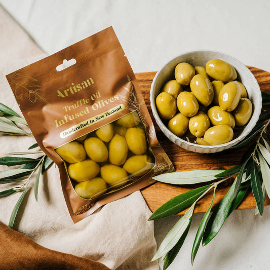 The Kiwi Artisan Co | Truffle Oil Infused Green Olives