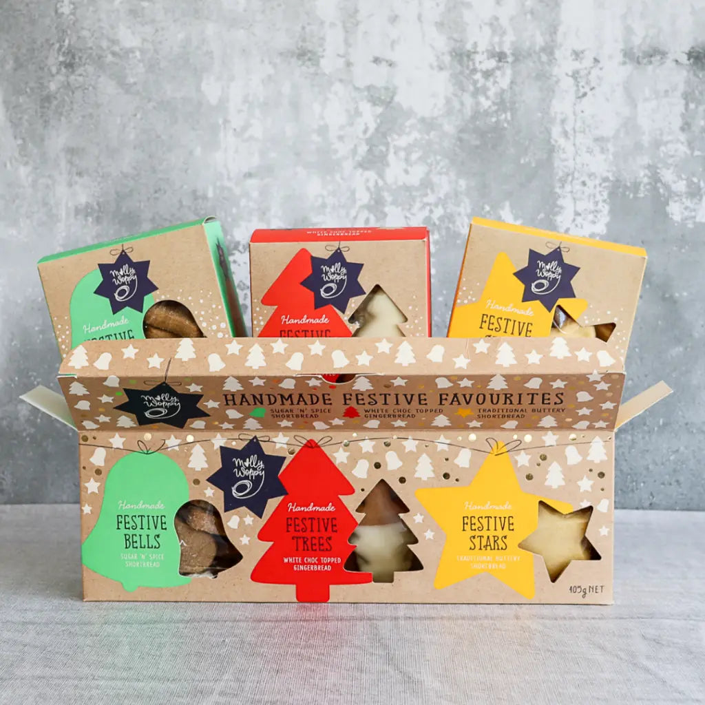 Molly Woopy | Festive Trio Box Christmas Cookies