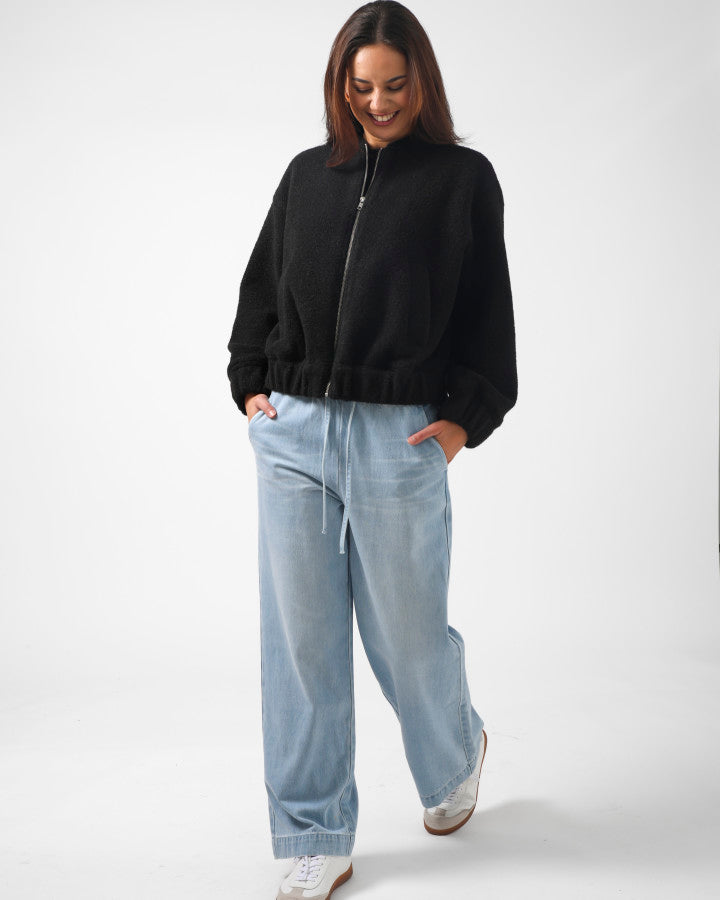 Stella + Gemma | Bomber Jacket | Black