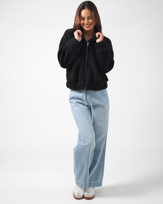Stella + Gemma | Bomber Jacket | Black