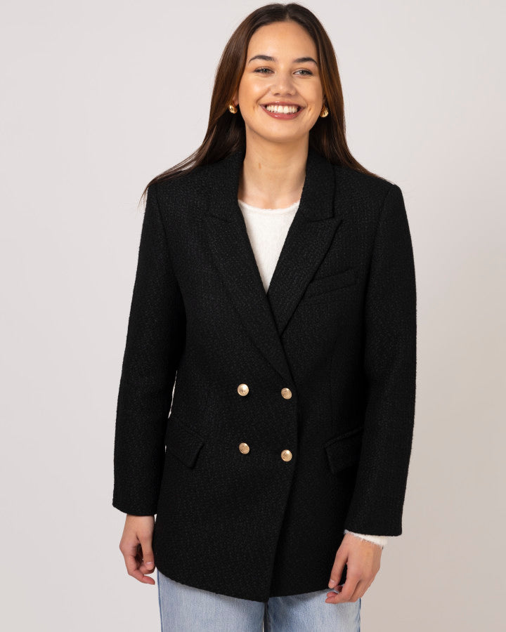 Stella + Gemma | Dominique Blazer | Black
