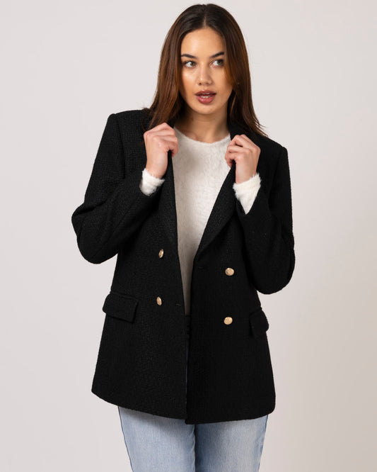 Stella + Gemma | Dominique Blazer | Black