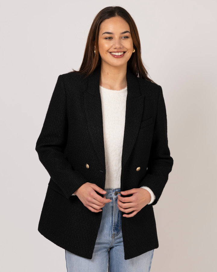 Stella + Gemma | Dominique Blazer | Black