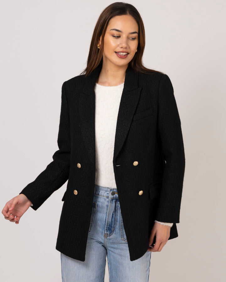 Stella + Gemma | Dominique Blazer | Black