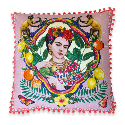 La La Land | Mexican Folklore | Frida Kahlo | Square Cushion