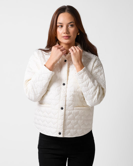 Stella + Gemma | Heartly Jacket | White