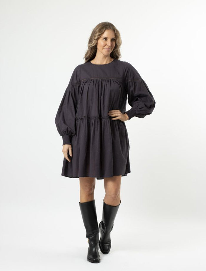 Stella + Gemma | Maggie Dress | Blue Charcoal