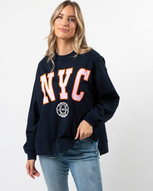 Stella + Gemma | Classic Sweater | Navy NYC