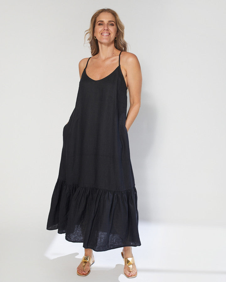 Stella + Gemma | Sunset Dress | Black