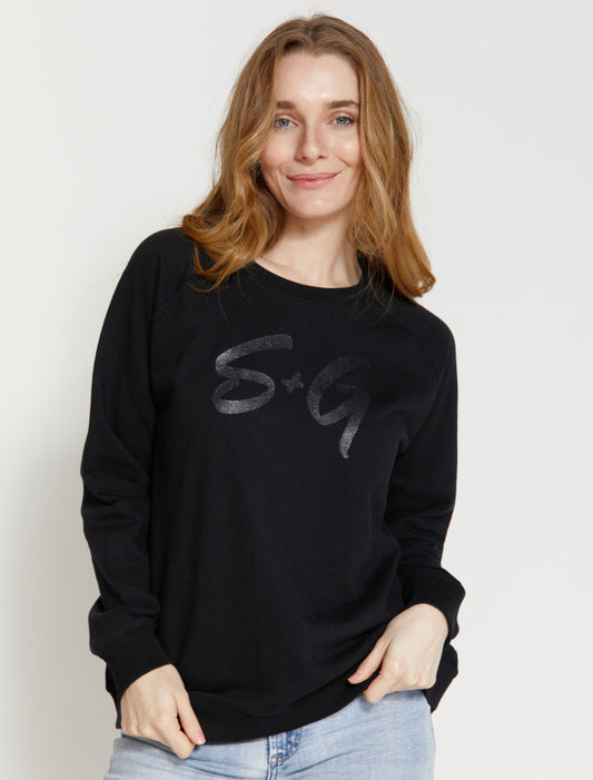 Stella + Gemma | Sweater | Black with Black Logo