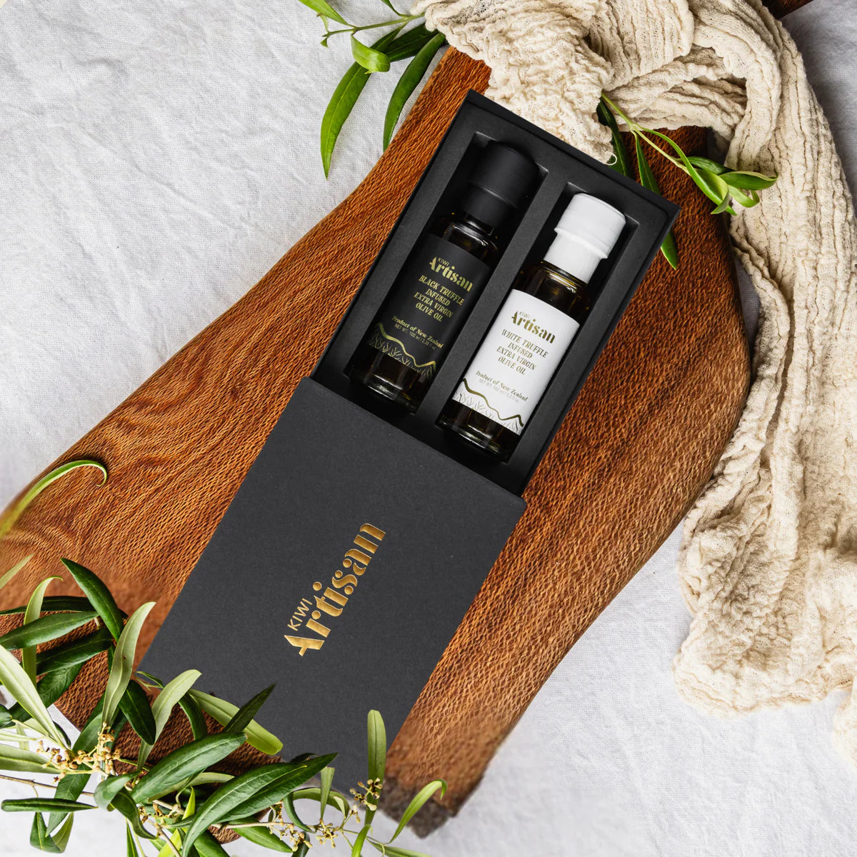 Kiwi Artisan | Twin Truffle Oil Gift Box