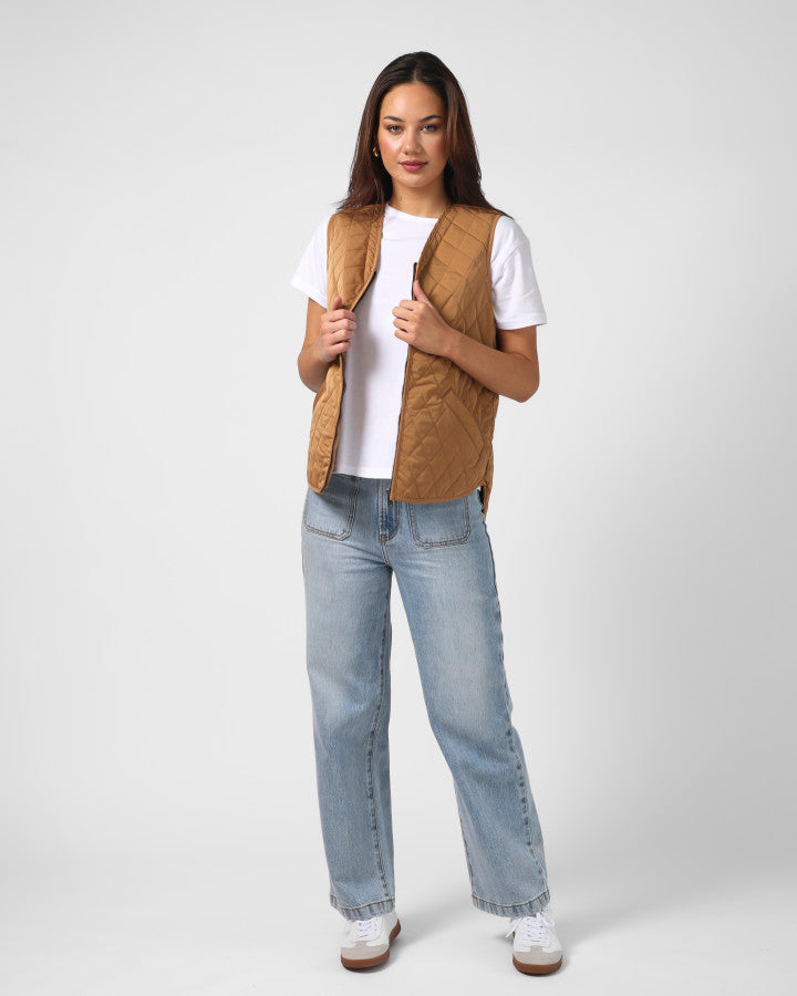 Stella + Gemma | Vesta Vest | Camel